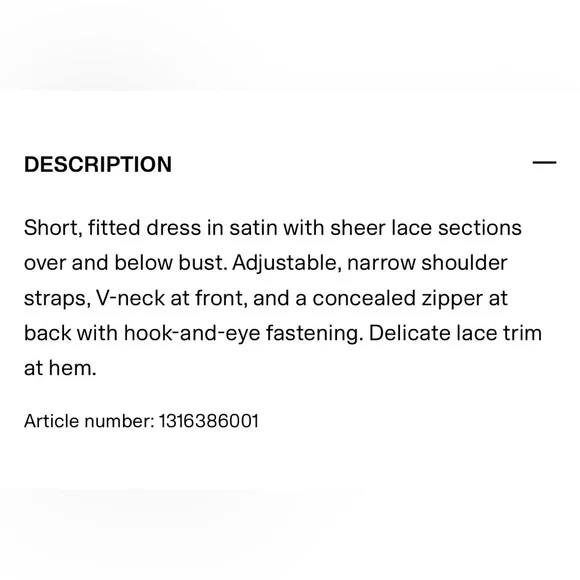 H&M Light Beige Lace Slip Mini Dress - Picture 5 of 9